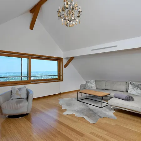 Aussergewoehnliches Loft Am Pfaenderhang Mit Seeblick Lochau